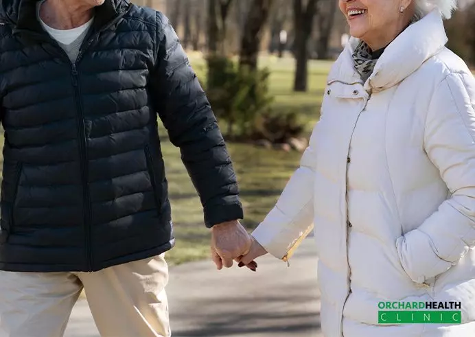 elderly couple going on a walk-Physiotherapy Singapore