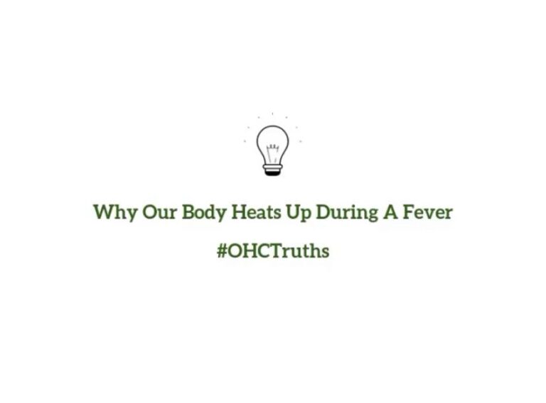 image with text mentioned why-our-body-heats-up-during-a-fever
