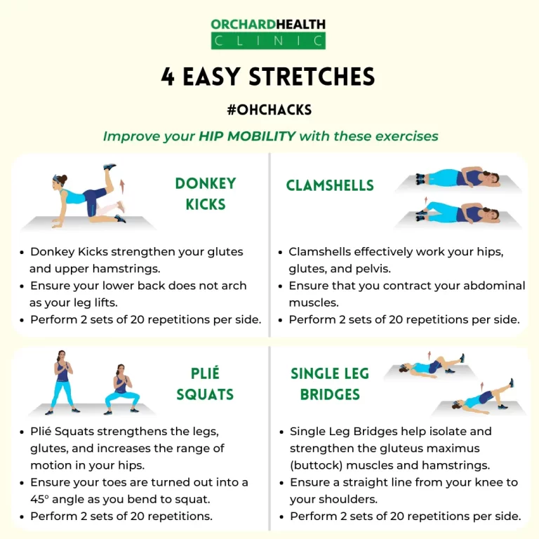 4 Easy Stretches To Improve Hip Mobility | Orchard Health Clinic