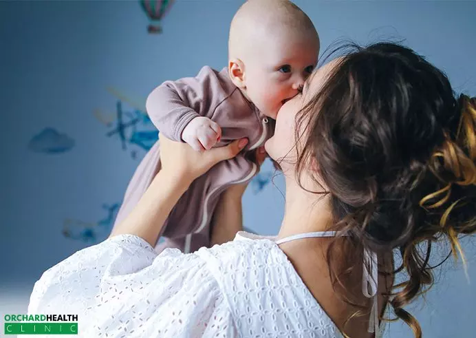 Postnatal care between newborn and mother Orchard Health Clinic