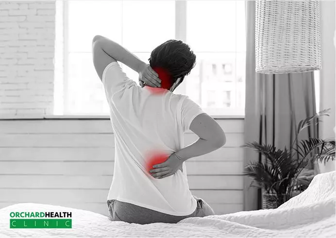 You constantly wake up feeling stiff and achy | Orchard Health Clinic
